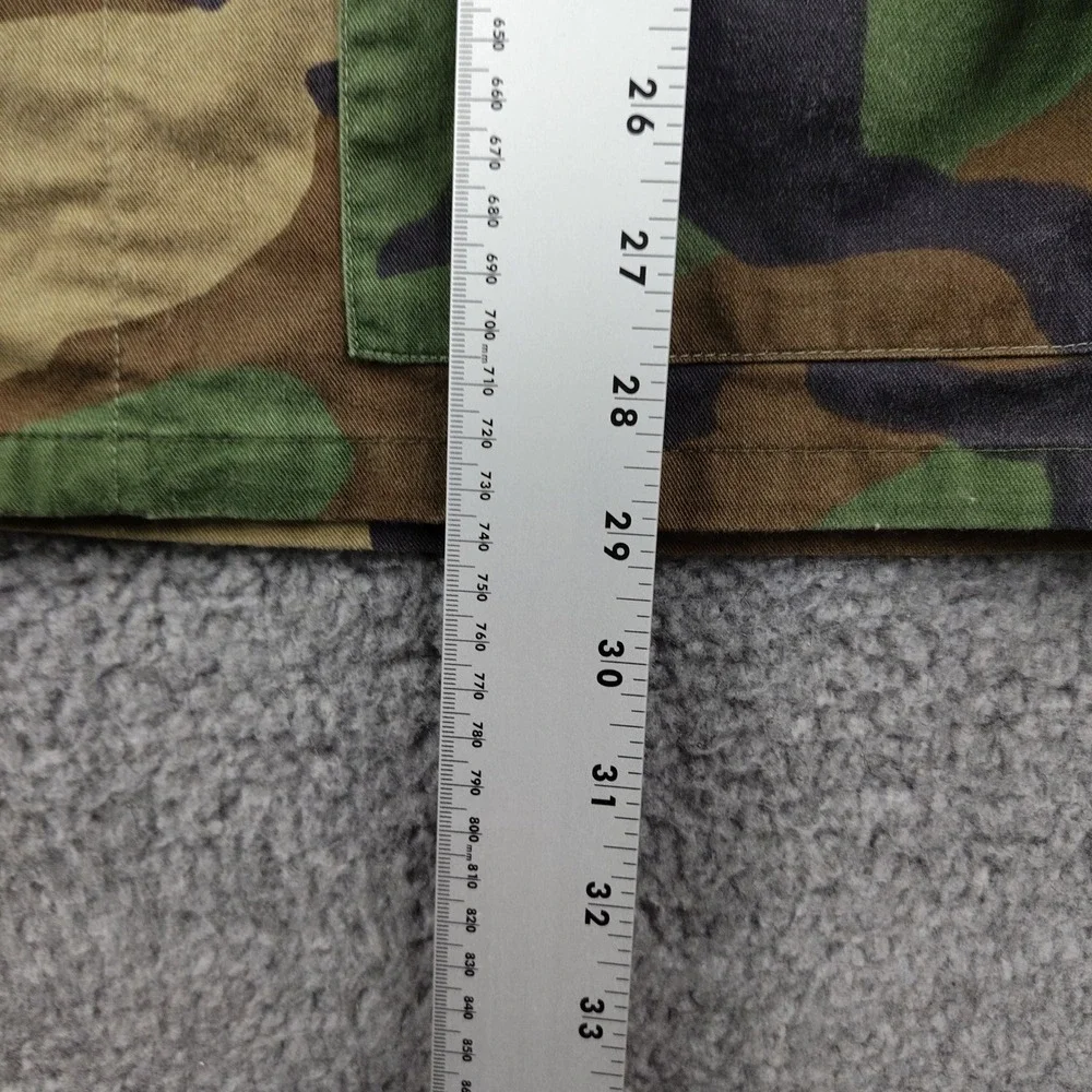 VTG 90s US Army Woodland Camo Combat Coat Jacket Medium BDU Ripstop Military